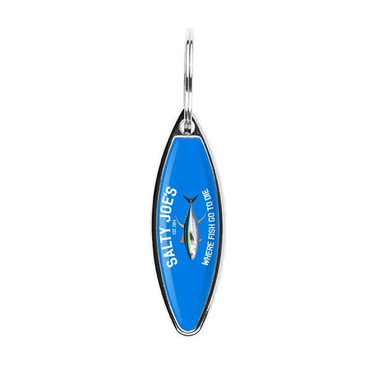 Salty Joe's Surfboard Bottle Opener Keychain