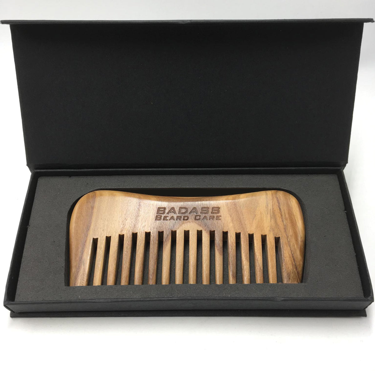 Hand Carved Sandalwood Beard Comb