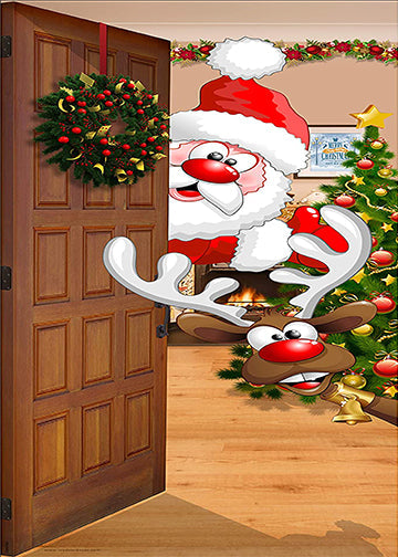 Santa Door Decor