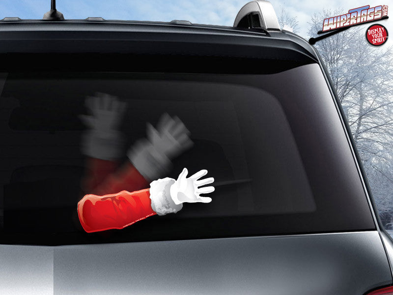 Waving Santa Arm WiperTags (*)