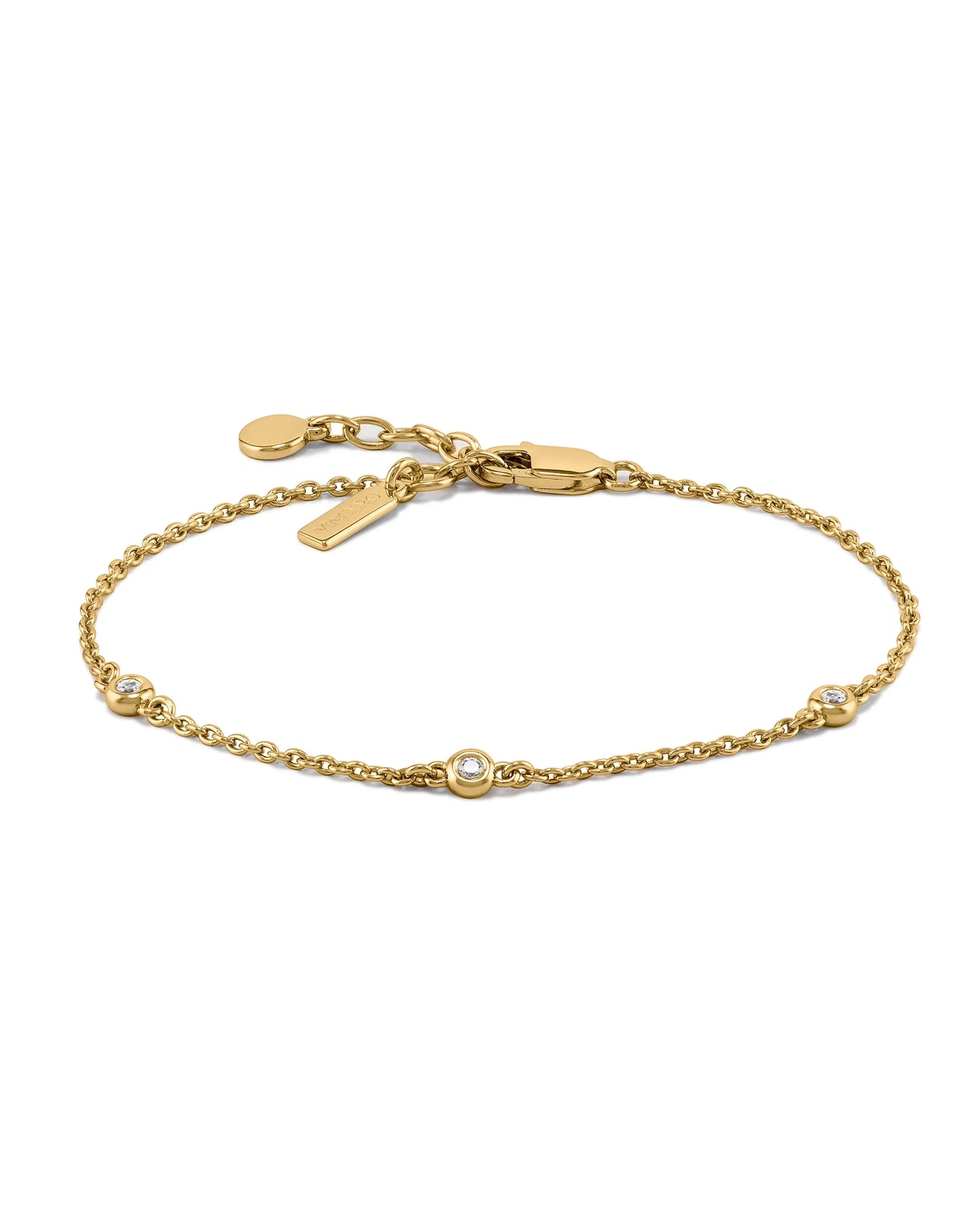 The Sapphire Trio Bracelet - Gold