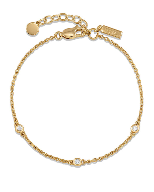 The Sapphire Trio Bracelet - Gold