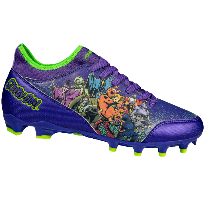 Scooby-Doo 'Unmasked' Purple Football Cleats - Velocity 3.0 by Phenom Elite