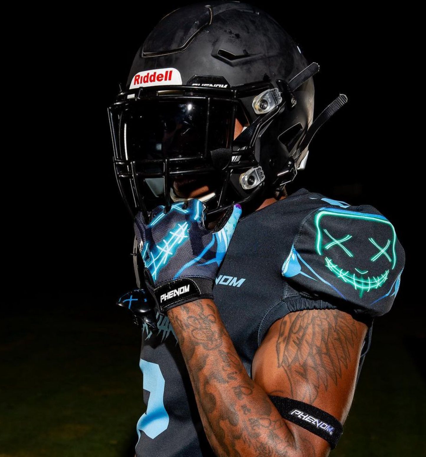 Phenom Elite AfterDark Football Gloves - VPS1