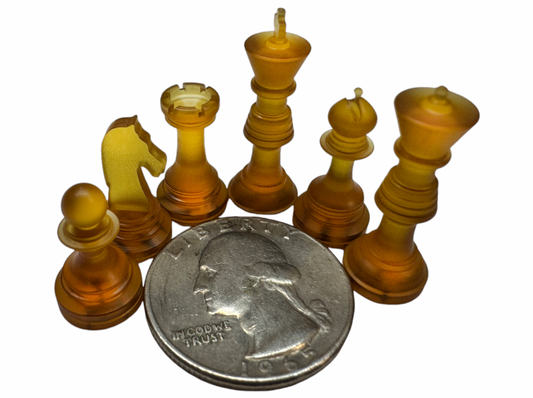 Ultem Chess Pieces ( Worlds Smallest ) by Maratac® - Build-A-Set