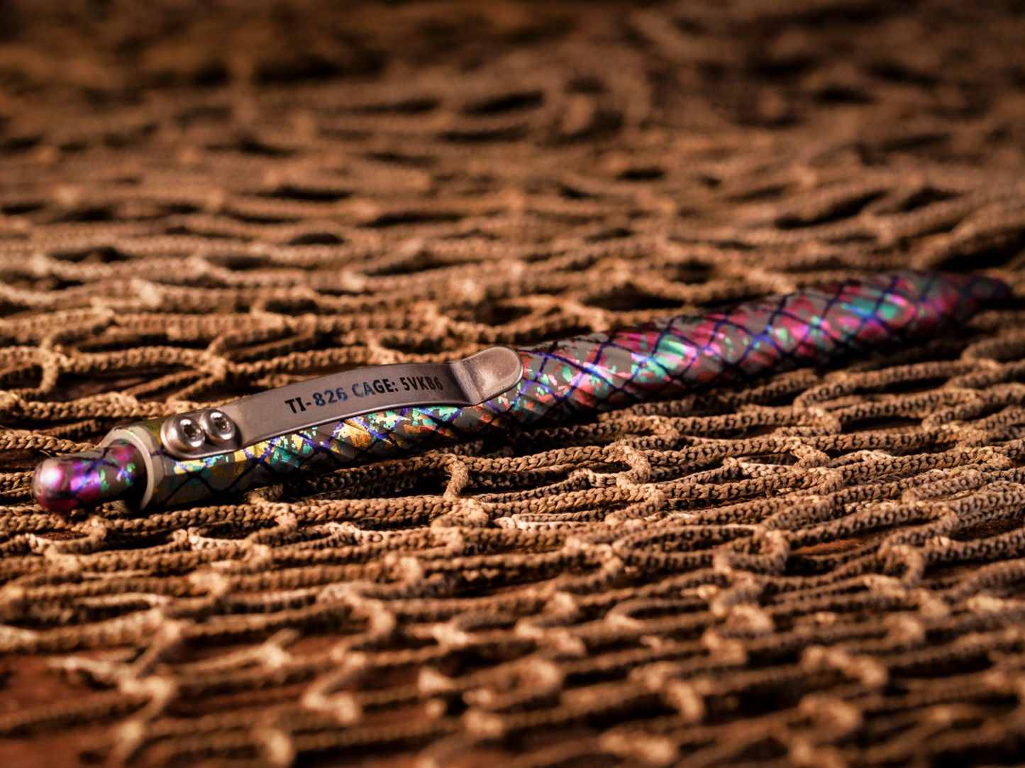 Titanium DraftTitan Mechanical Pencil by Maratac® - Limited Edition - Chaotic Aurora Pattern