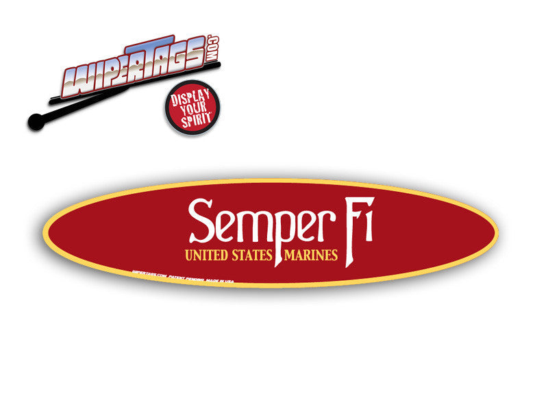 Semper Fi Marines WiperTag