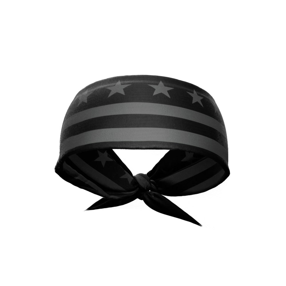 Shadow Stars & Stripes Tie Headband