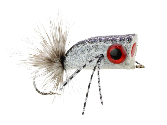 Silver and Black Crease Minnow, size 2 | Qty. 4 | Wild Water Fly Fishing