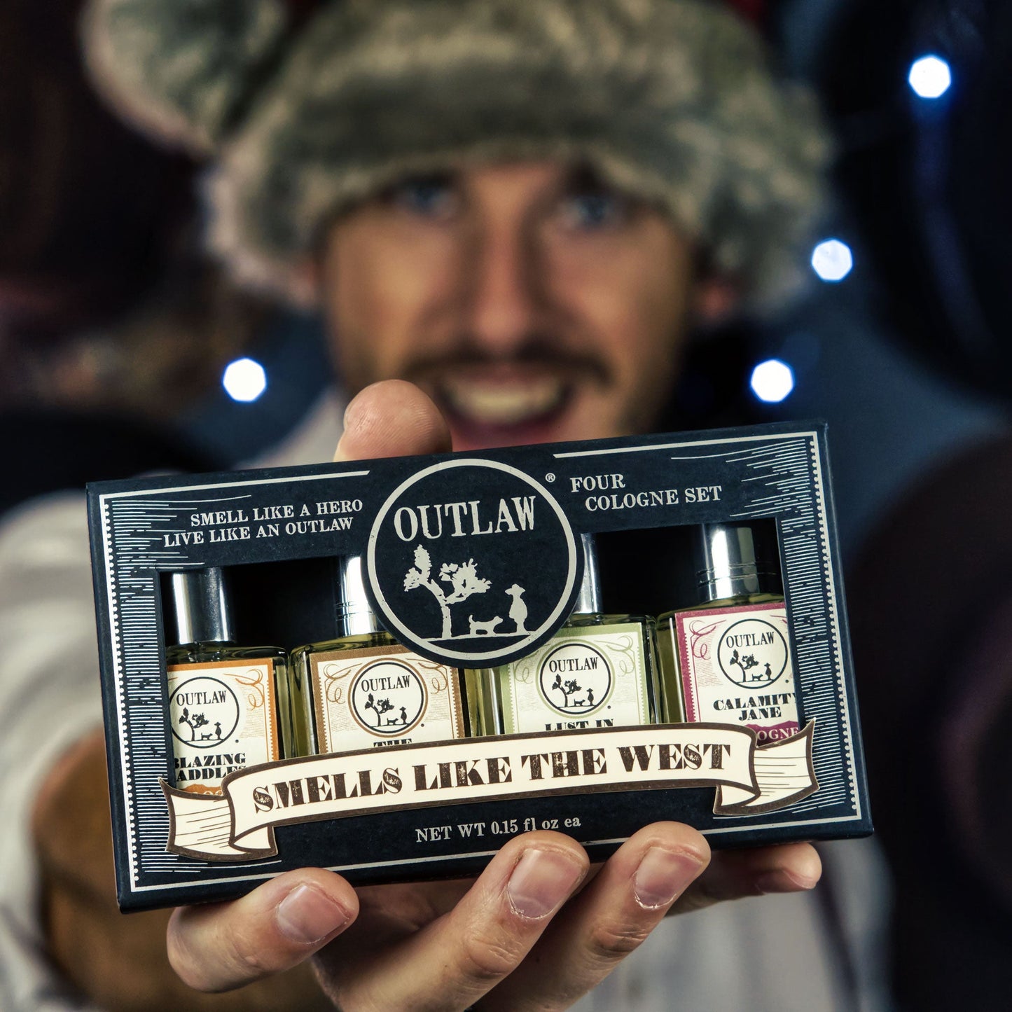 Outlaw Sample Cologne Set - A boxed set of 4 colognes to try