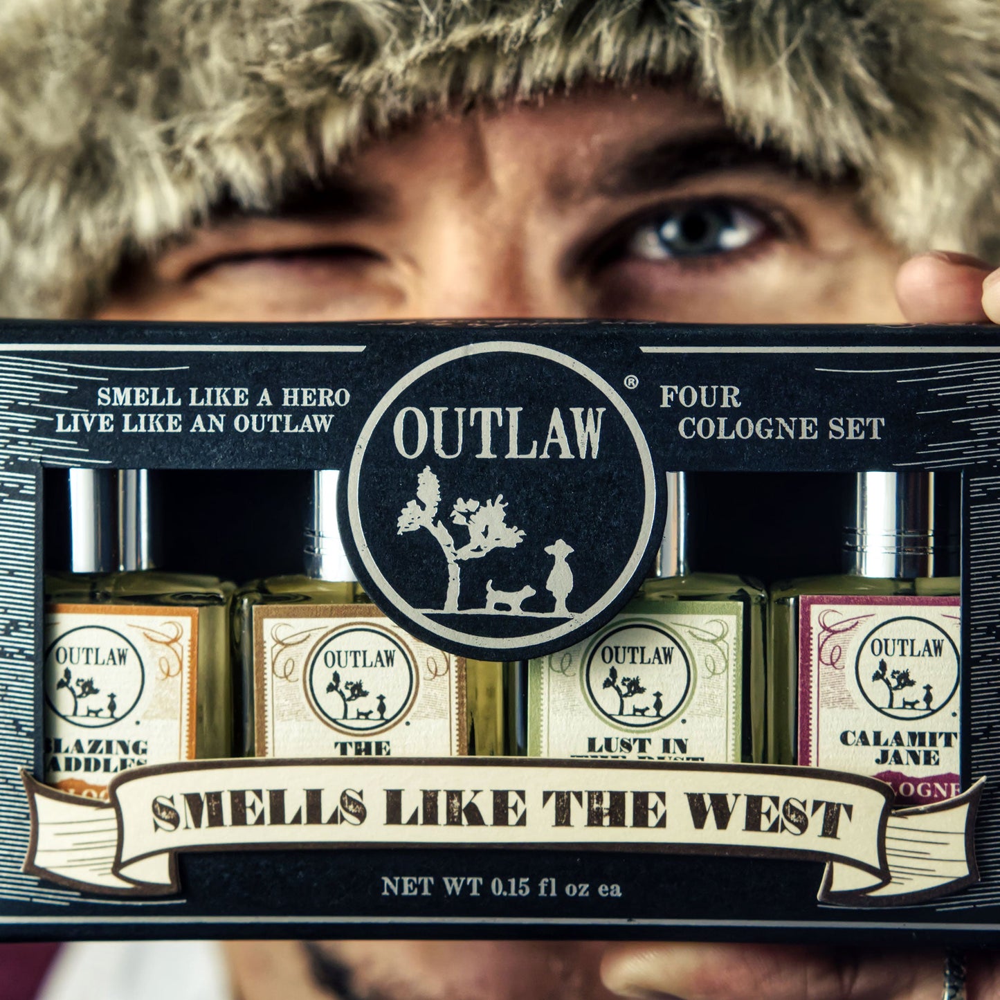 Outlaw Sample Cologne Set - A boxed set of 4 colognes to try