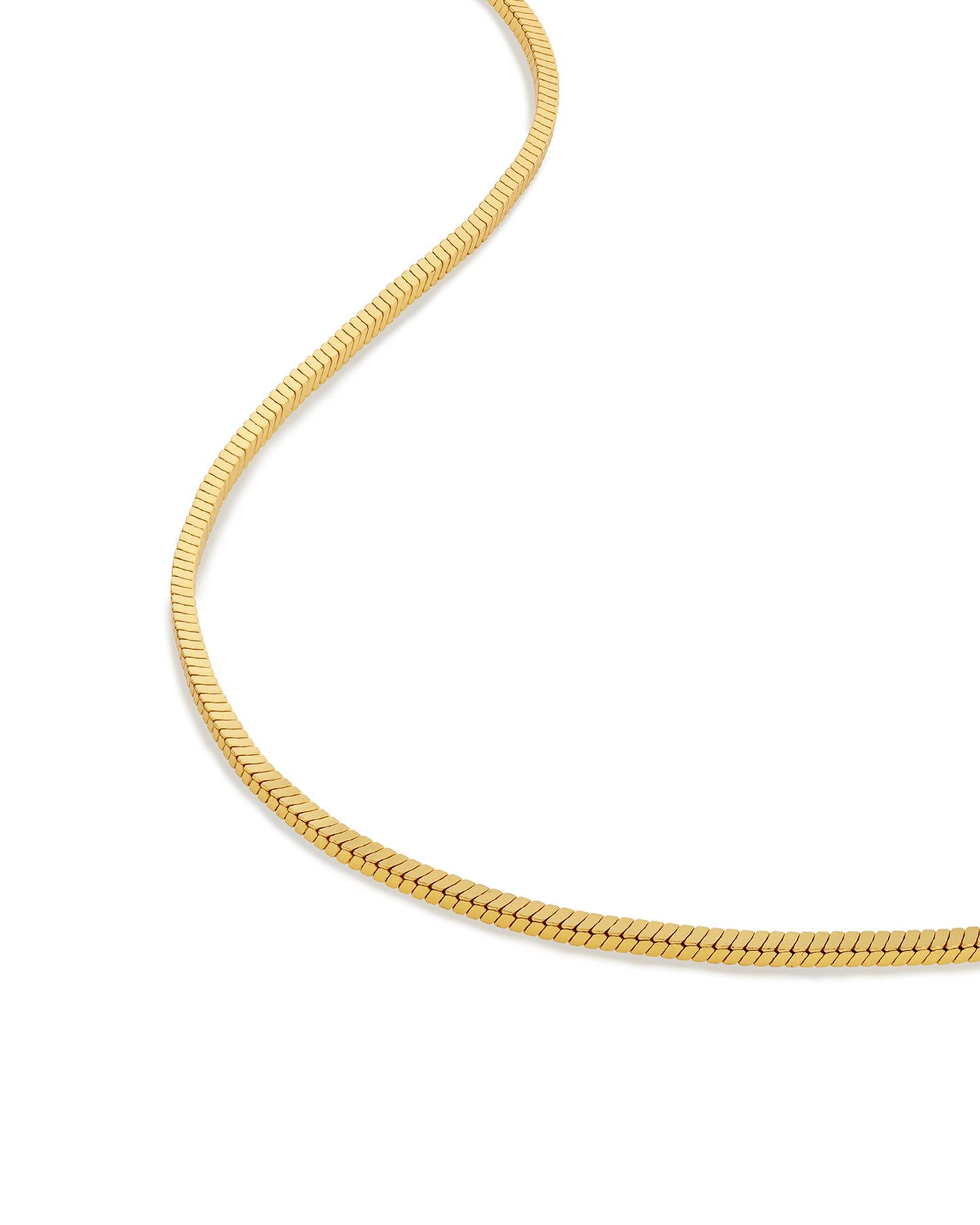 Snake Chain Necklace - Gold