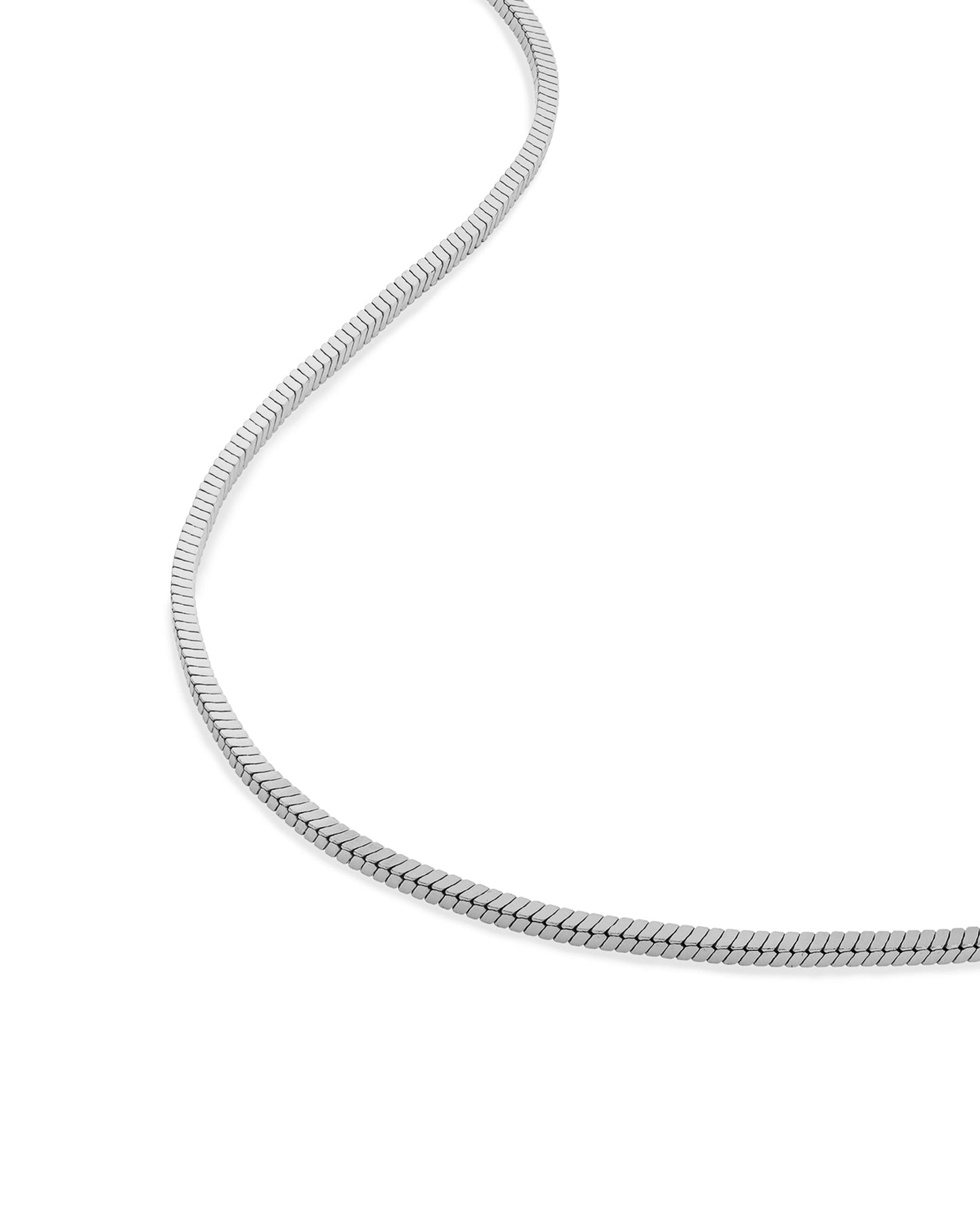 Snake Chain Necklace - Sterling Silver