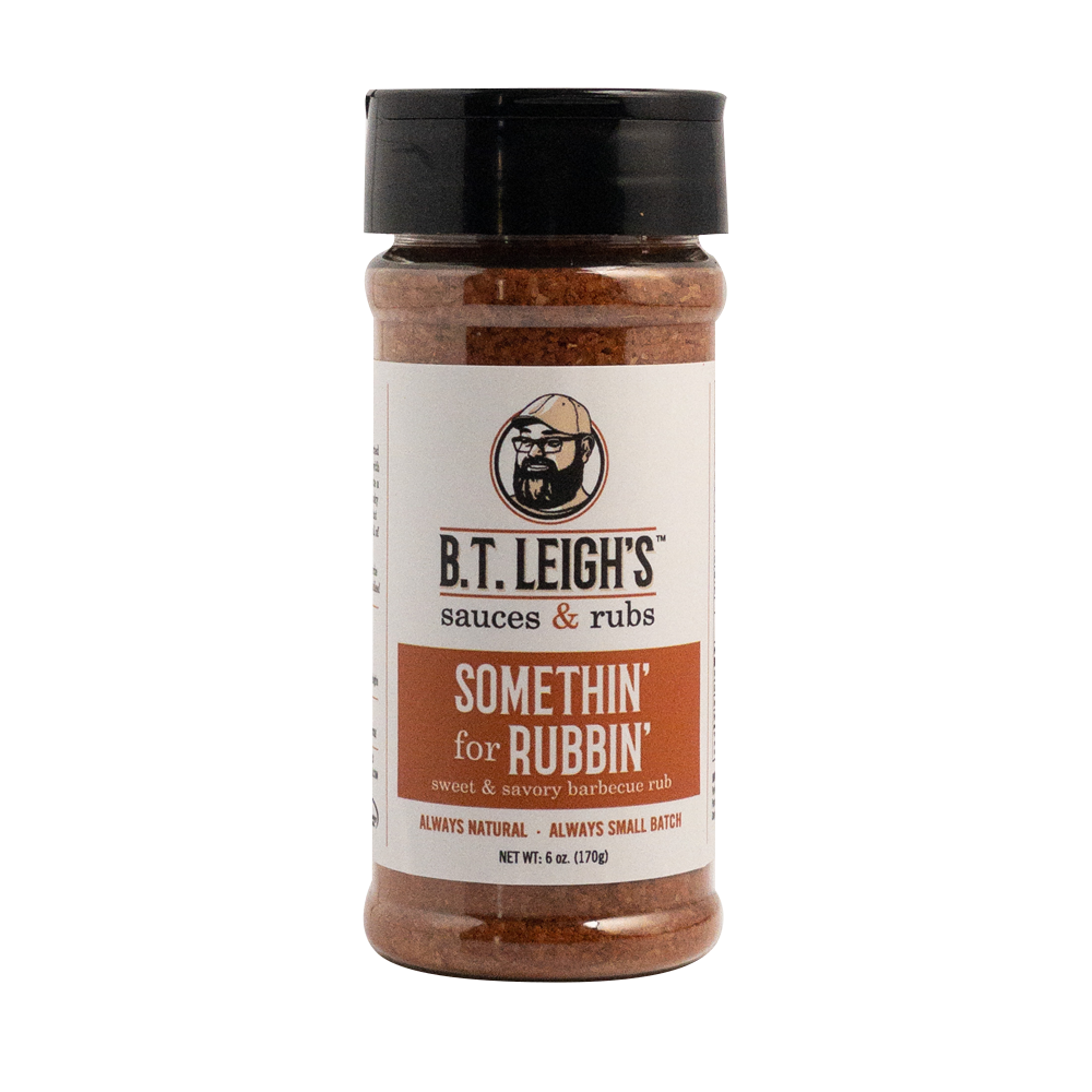 Somethin' For Rubbin' - Sweet & Savory Barbecue Rub - 6 oz Bottle