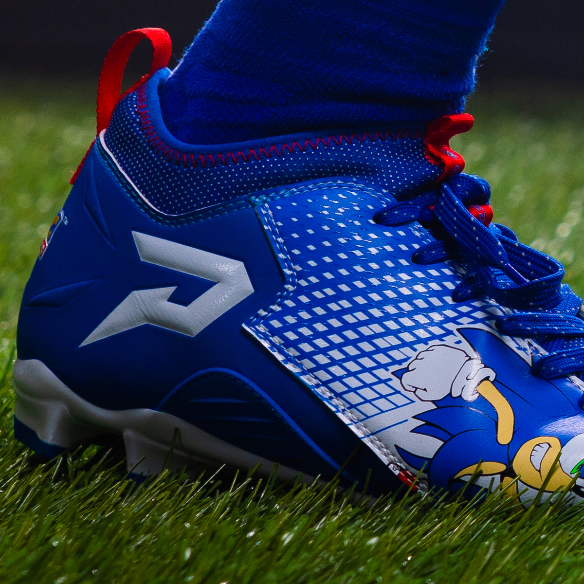 Sonic the Hedgehog Football Cleats - Quantum Speed by Phenom Elite