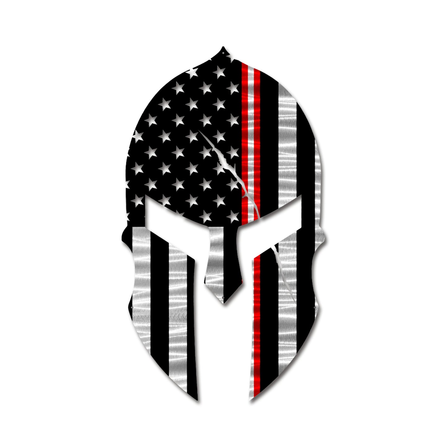 Spartan Helmet American Flag