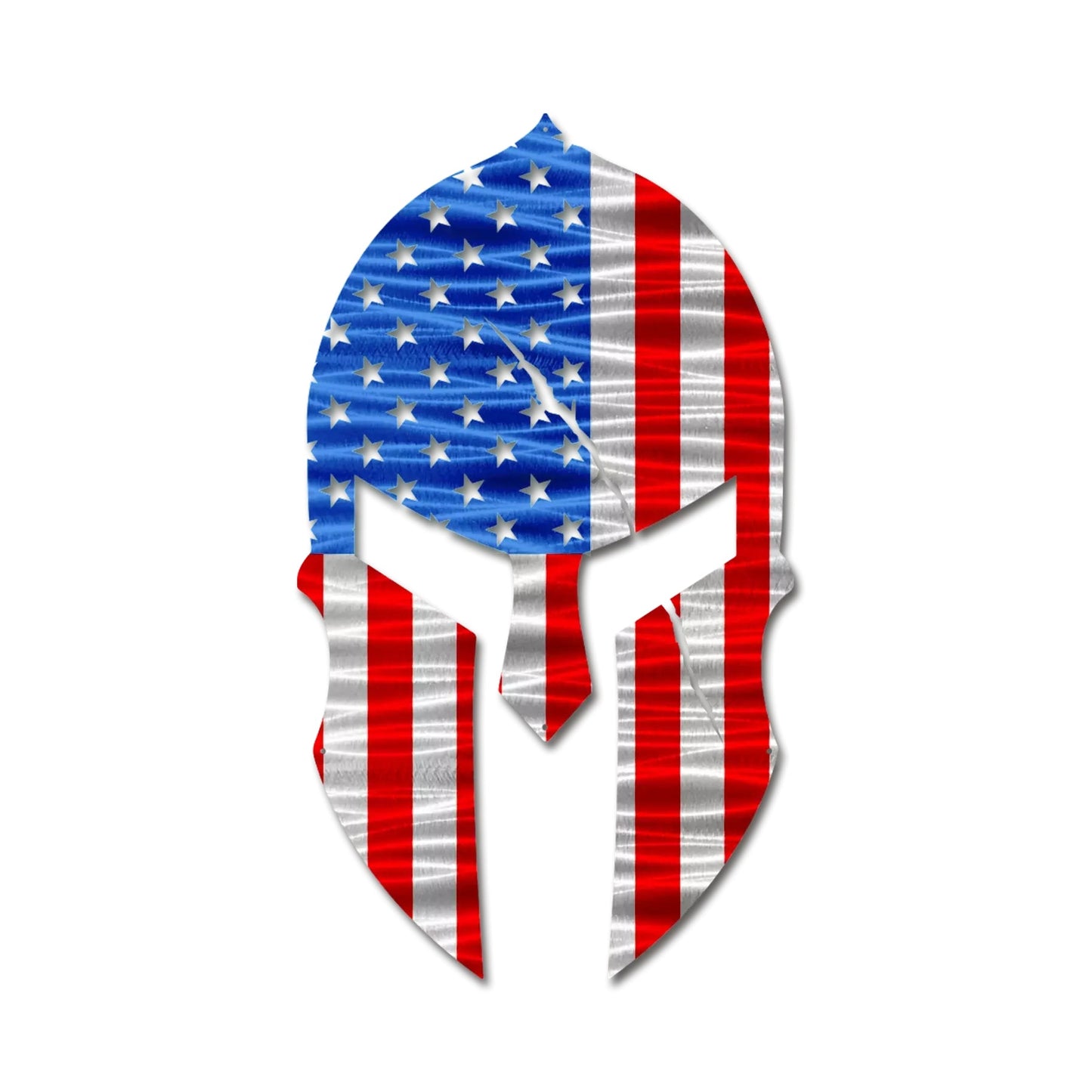 Spartan Helmet American Flag