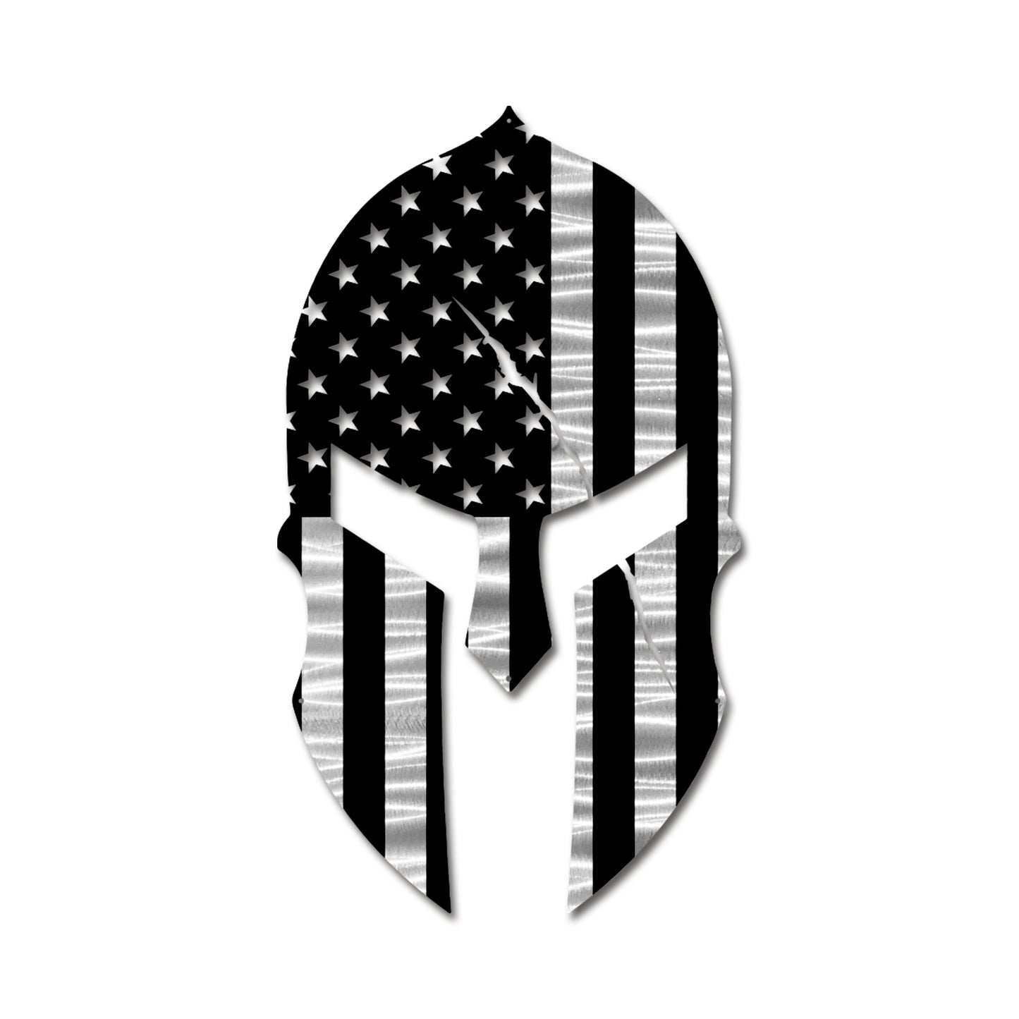 Spartan Helmet American Flag