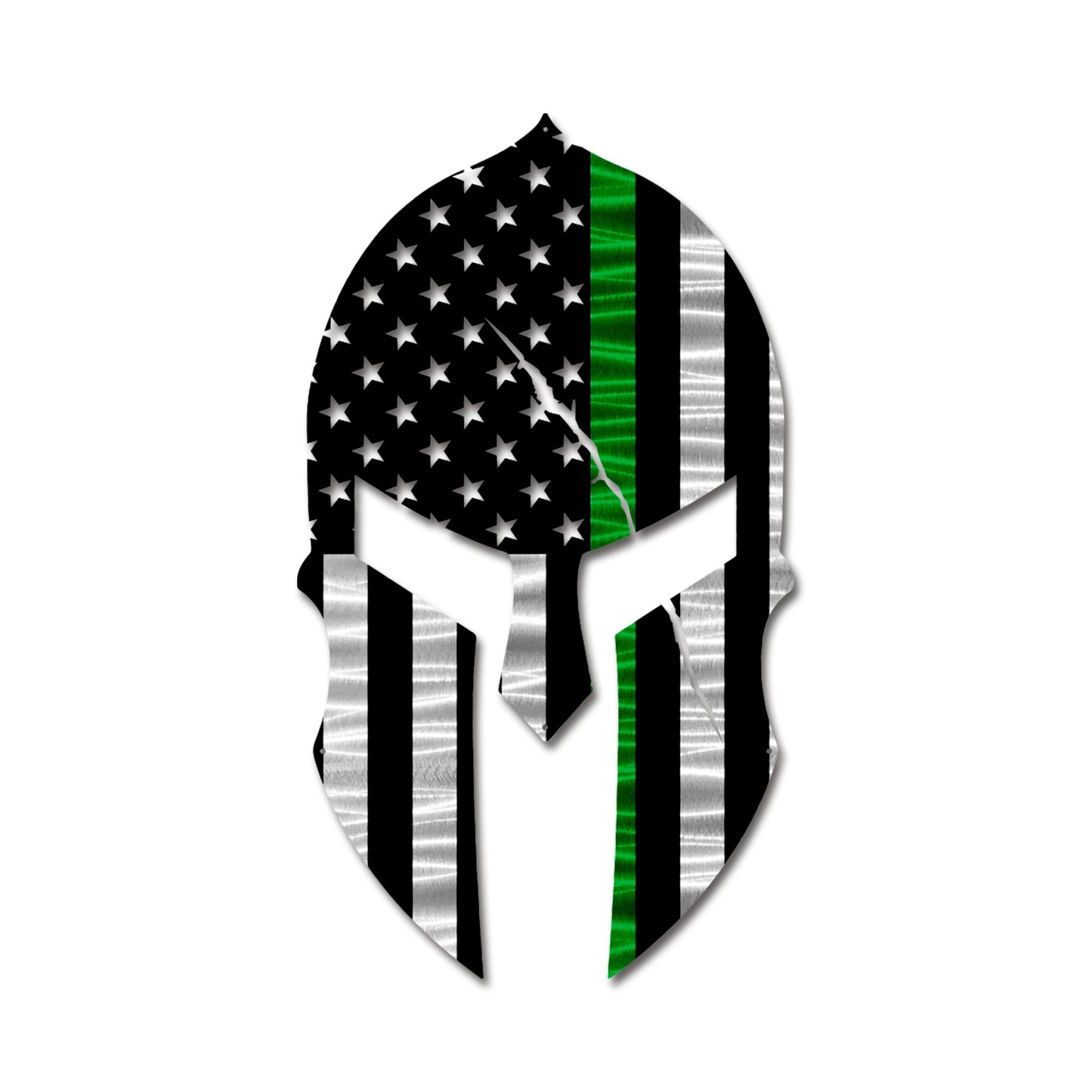 Spartan Helmet American Flag