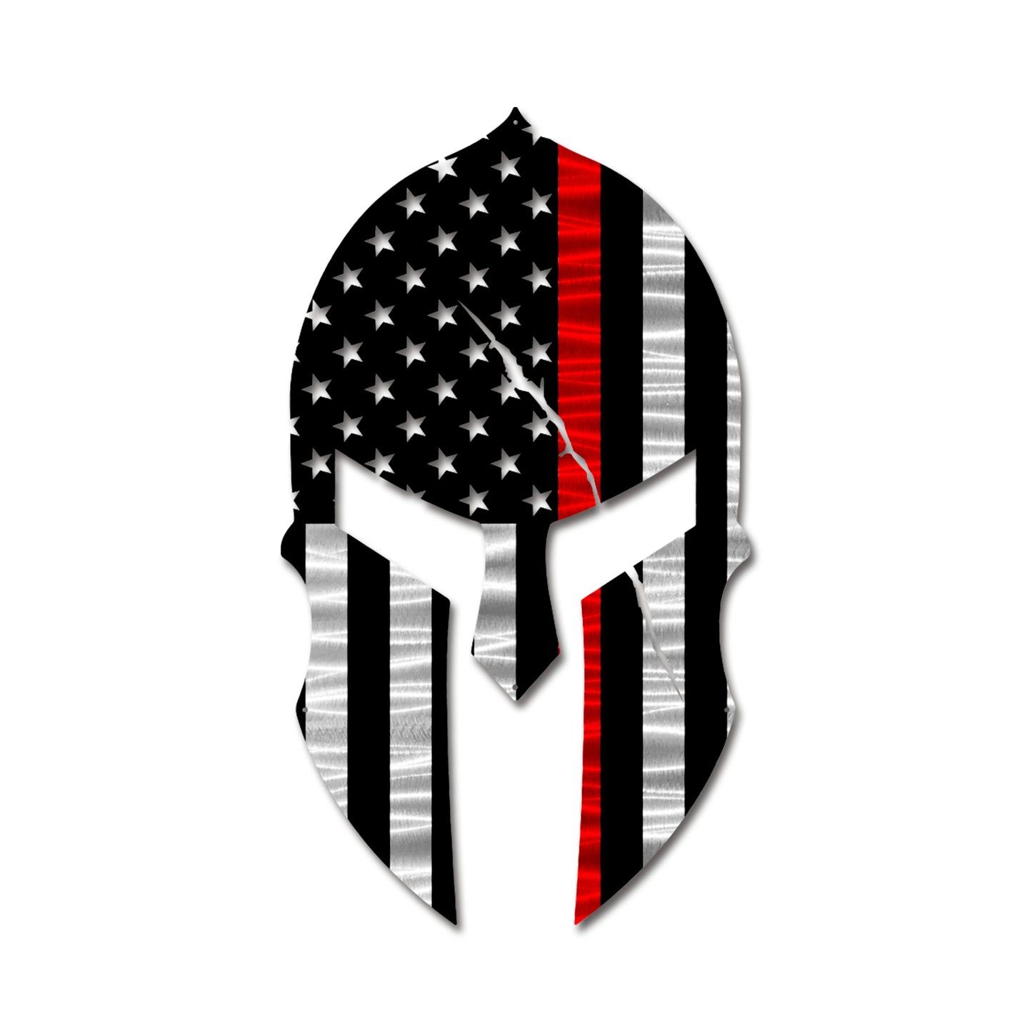 Spartan Helmet American Flag