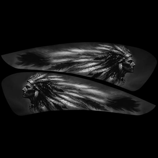 Spirit of the West - Scout Tank Decal-B&W