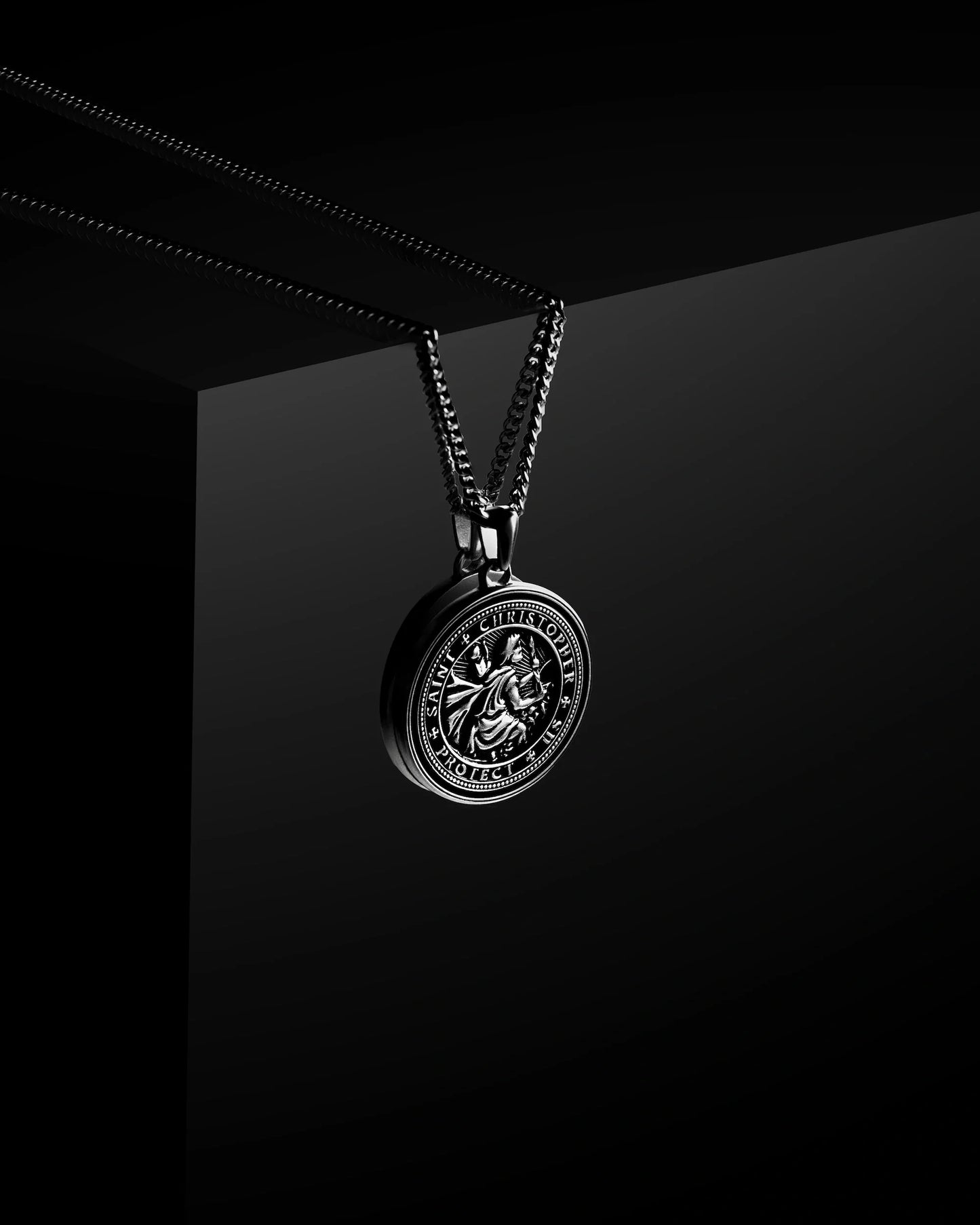 St. Christopher Pendant - Sterling Silver