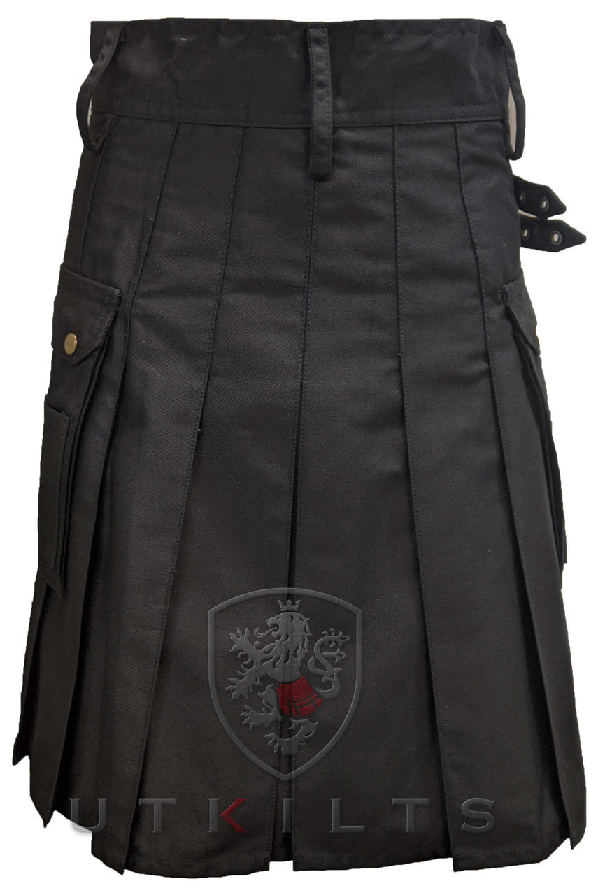 Standard Black Utility Kilt