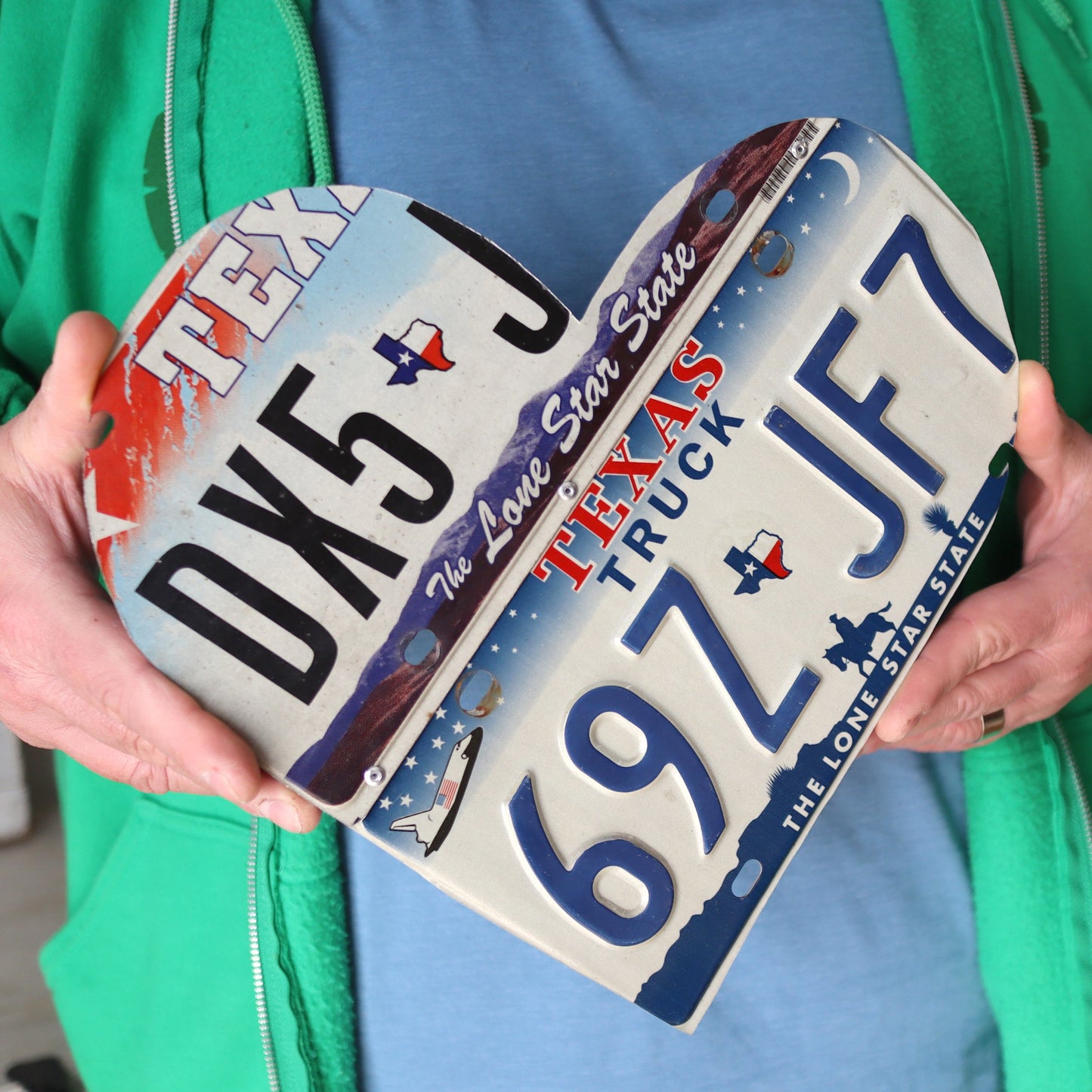 State Plate Heart Art