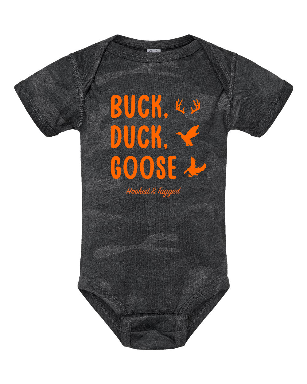 Buck, Duck, Goose Onesie