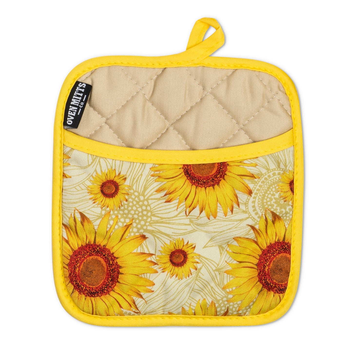 Summer Sunflowers Oven Mitts And Potholder Set