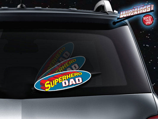 Superhero Dad WiperTag