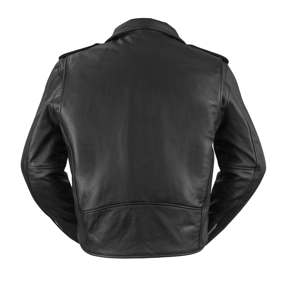 Superstar Men's Motorcycle Leather Jacket