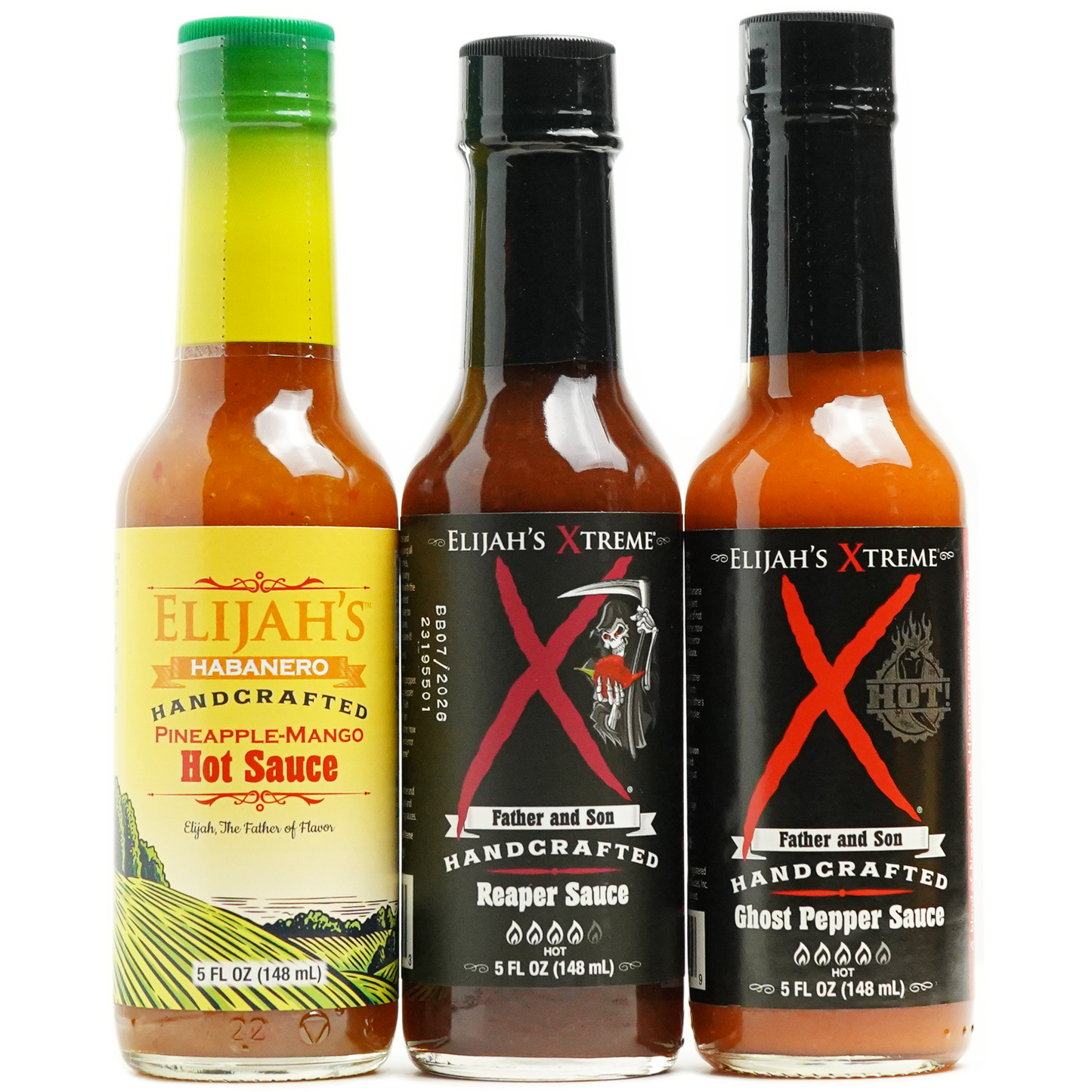 SWEET & HEAT TRIO HOT SAUCE VARIETY PACK