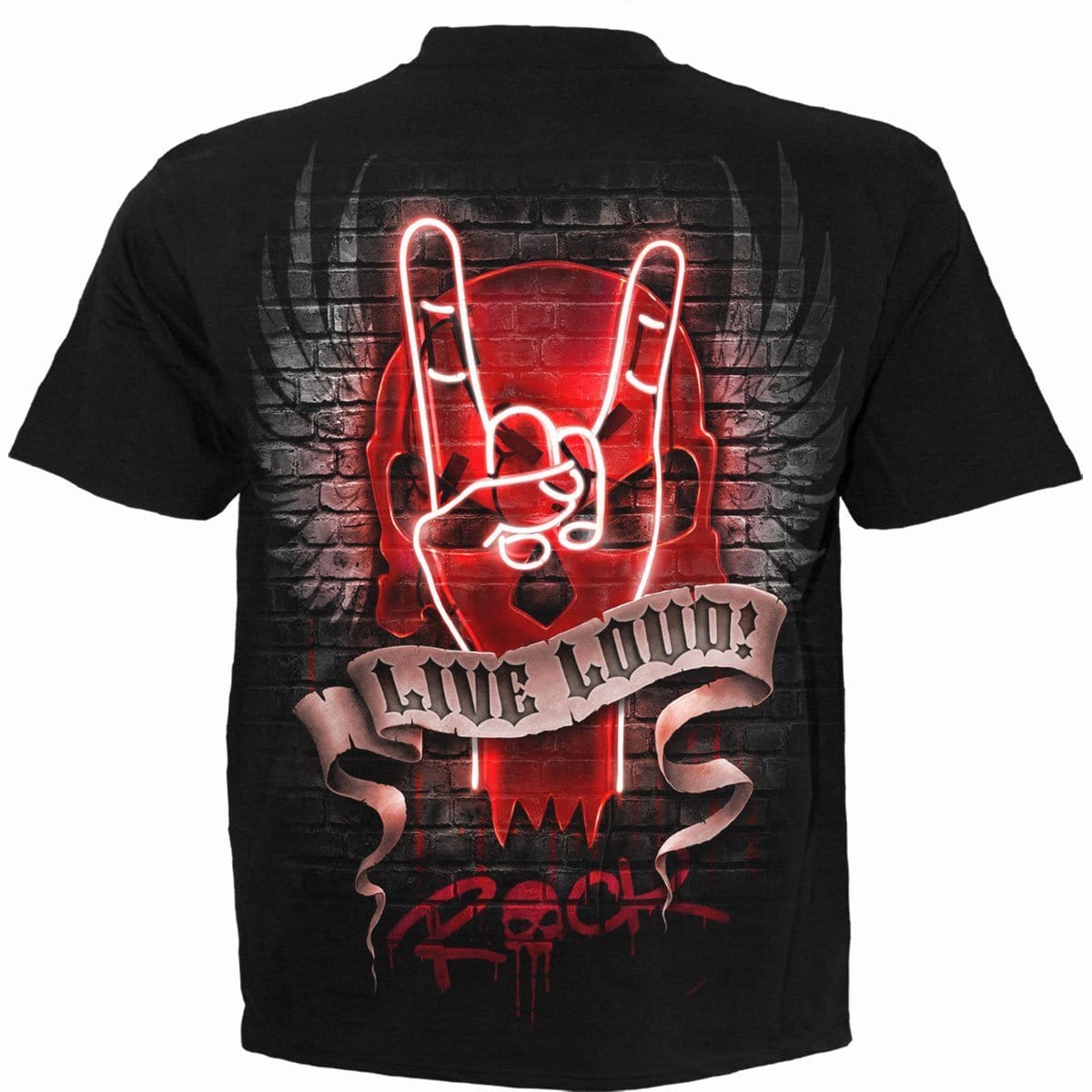 LIVE LOUD - T-Shirt Black