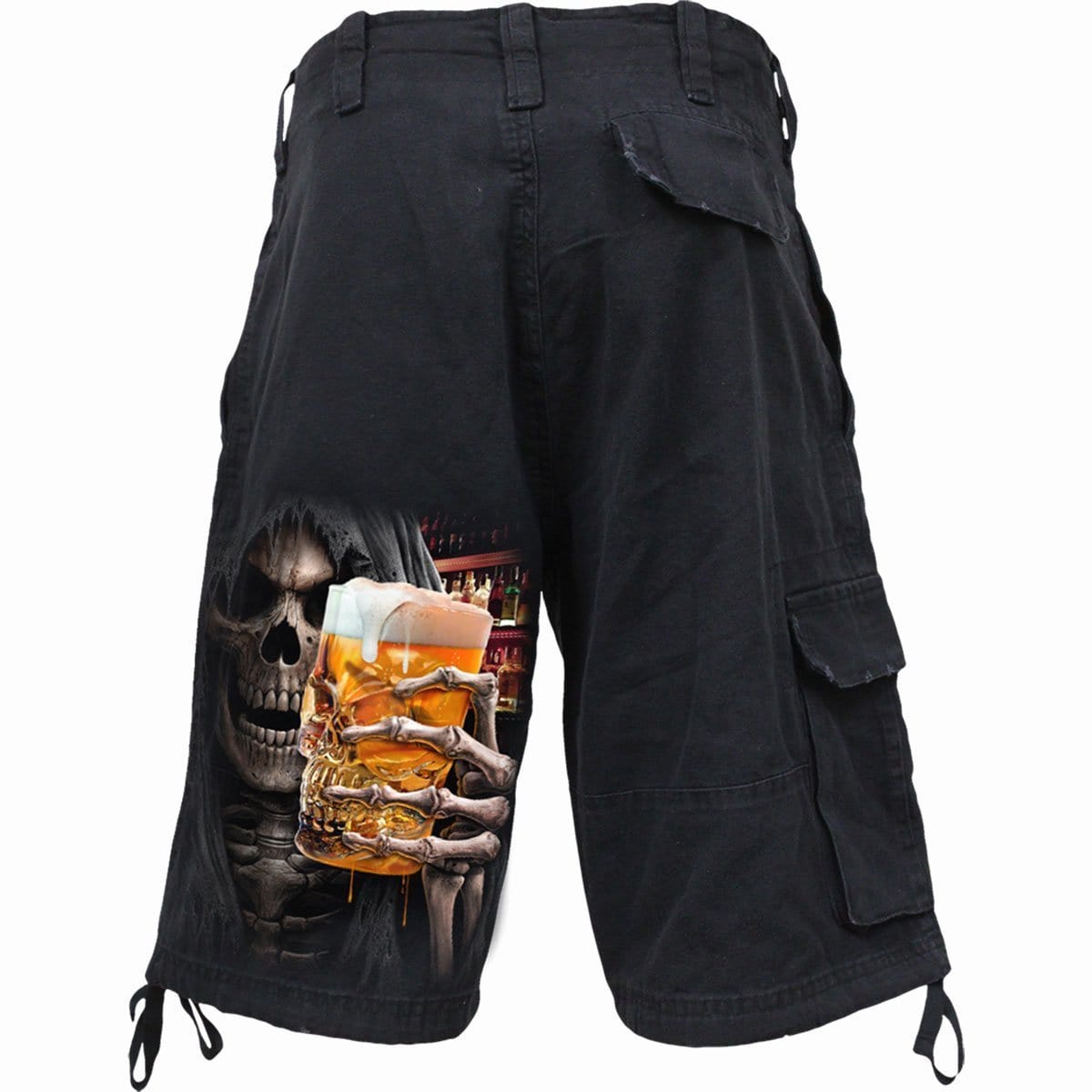 LIVE LOUD - Vintage Cargo Shorts Black