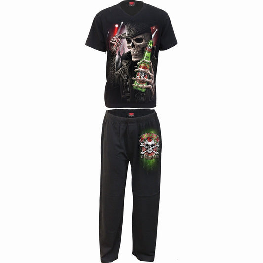 TRIPLE 6 - 4pc Mens Gothic Pyjama Set