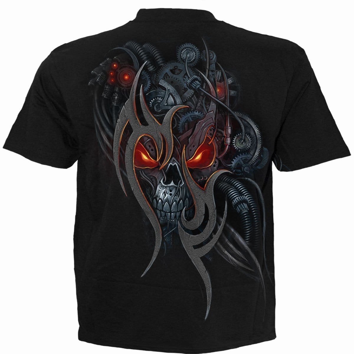 STEAMPUNK SKULL - T-Shirt Black