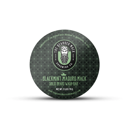 Blackmint Maduro Mack Solid Beard Wash Bar -  Warm Tobacco, Black Tea + Mint