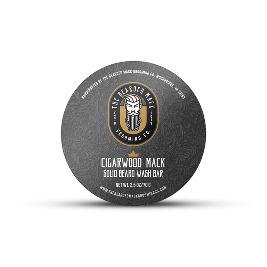 Cigarwood Mack Solid Beard Wash Bar - Tobacco, Oud + Smoky Vanilla