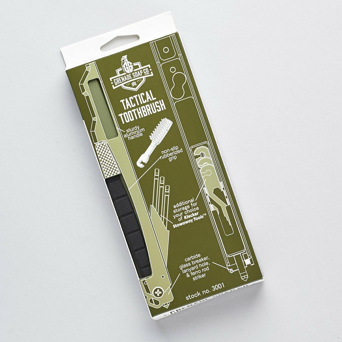 GRENADE SOAP CO TACTICAL TOOTHBRUSH