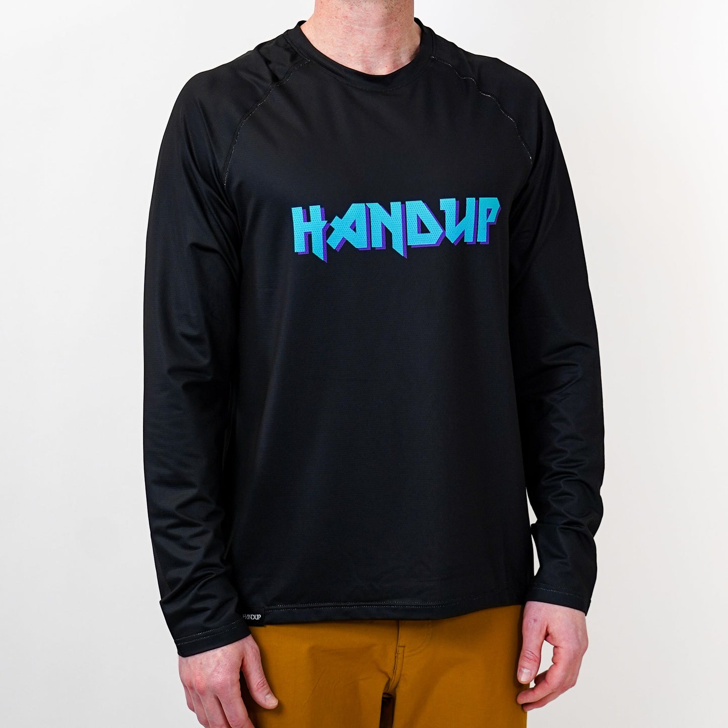 Long Sleeve Lite Jersey - Metal Teal Logo