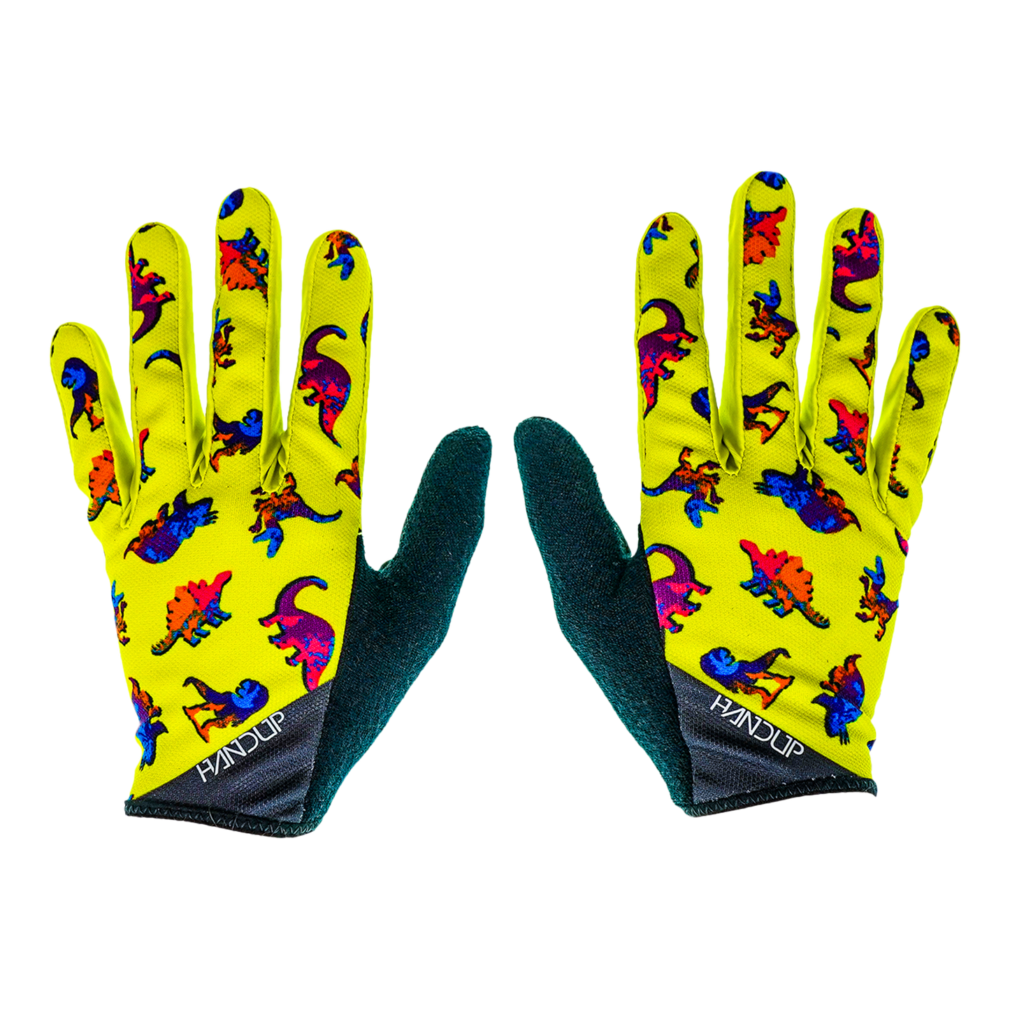 Gloves - Hi Viz Dinosaurs