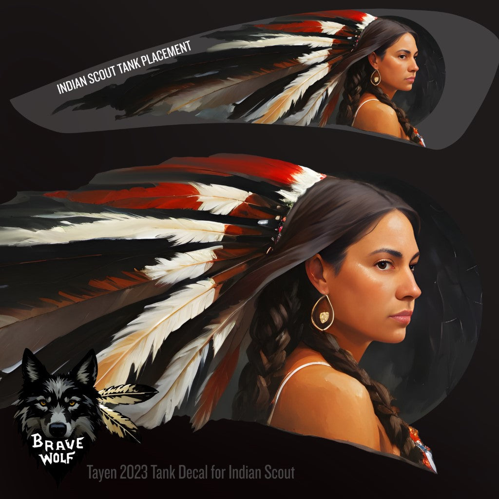 Tayen-2023 - Indian Scout Tank Decal-Color