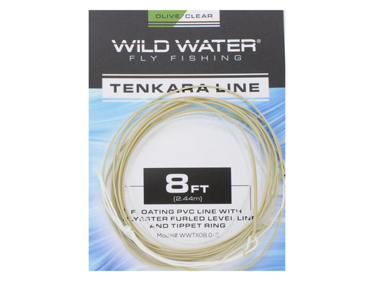 8' Olive PVC Tenkara Line with Furled Level Line | Wild Water Fly Fishing