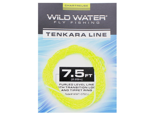 7.5' Chartreuse Furled Level Tenkara Line | Wild Water Fly Fishing