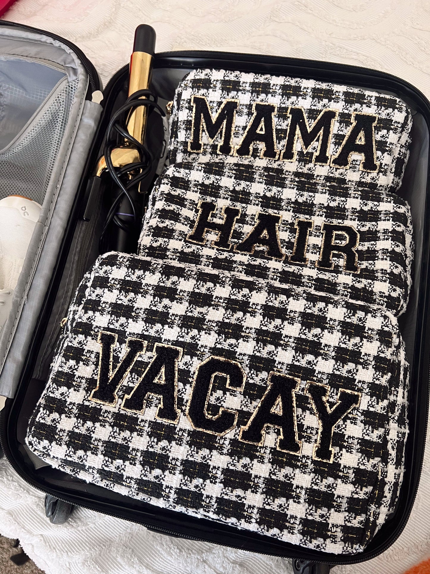 Vacay XL Bag - Black Plaid