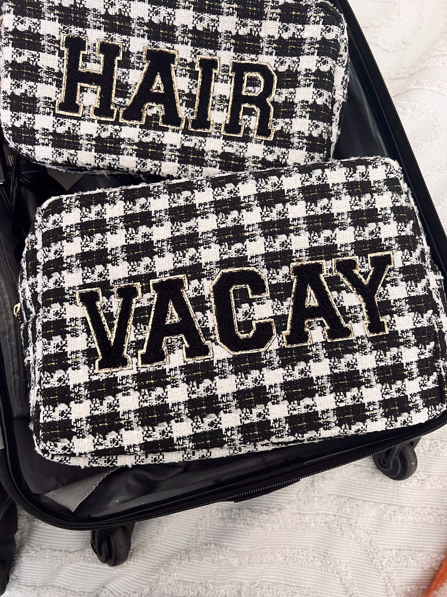 Vacay XL Bag - Black Plaid