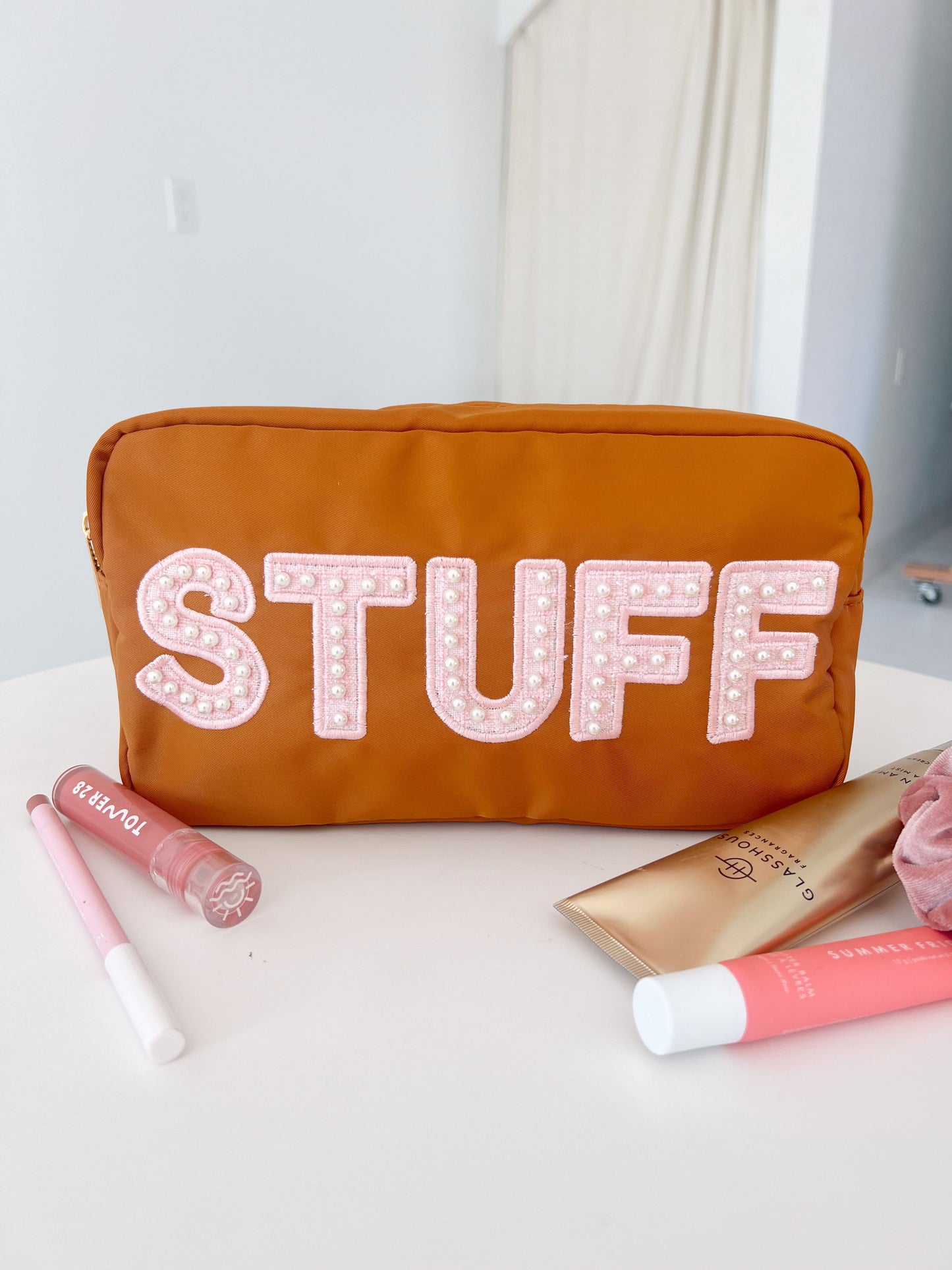 Stuff Large Makeup Bag - Chocolate