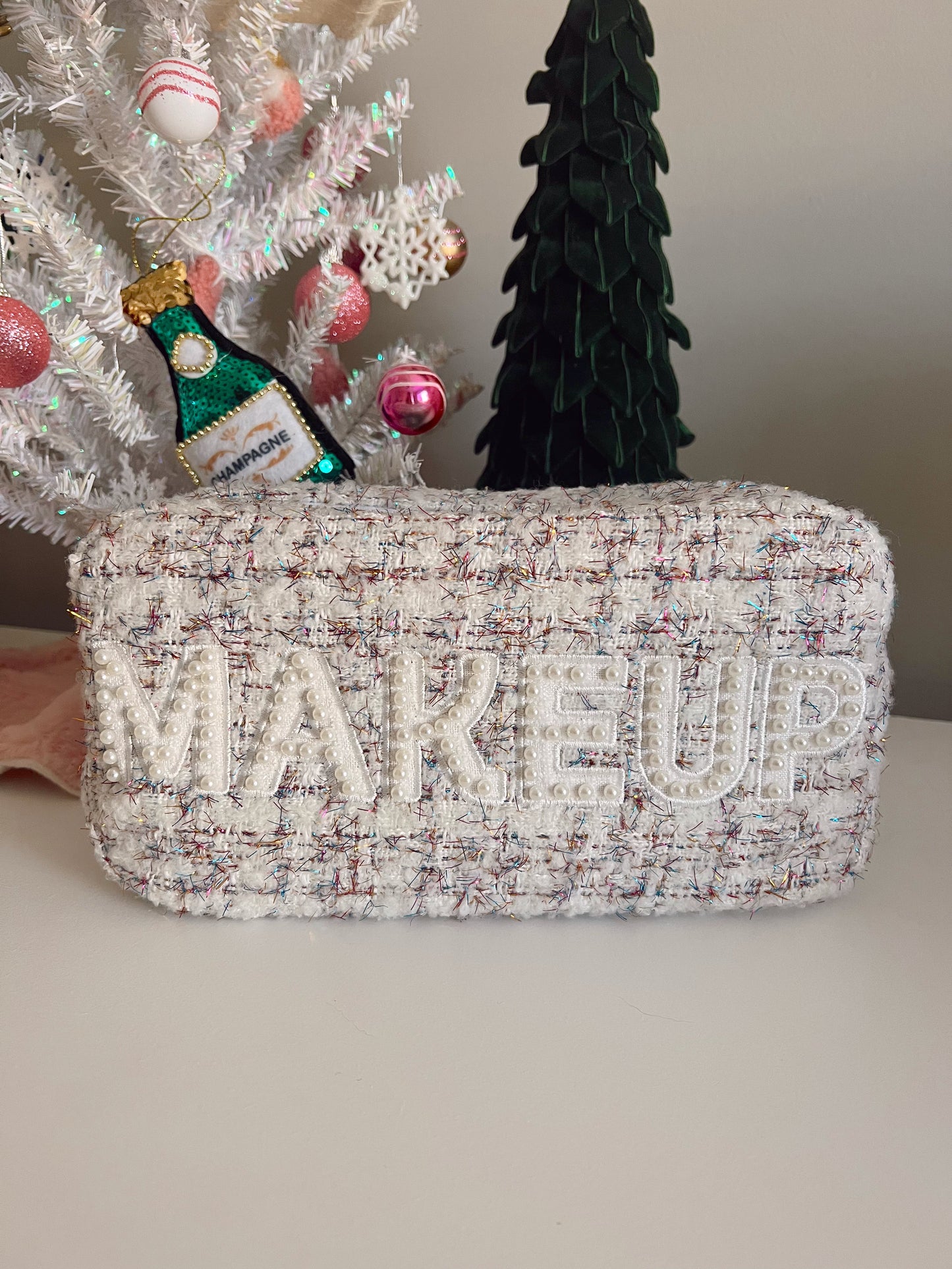 Makeup - White Tweed Large