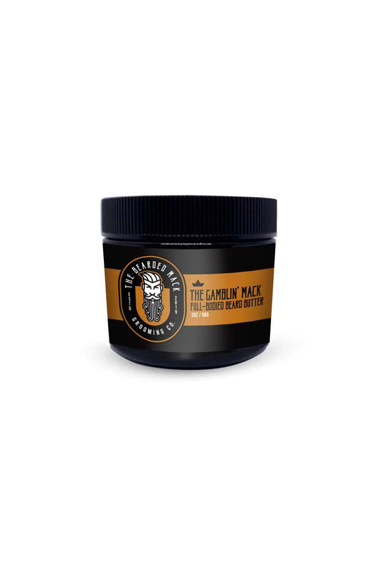 The Gamblin' Mack Beard Butter- Oud, Leather + Frankincense